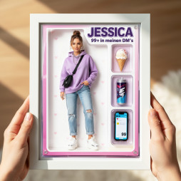 Dein Figurio – Als Kunstdruck im Bilderrahmen